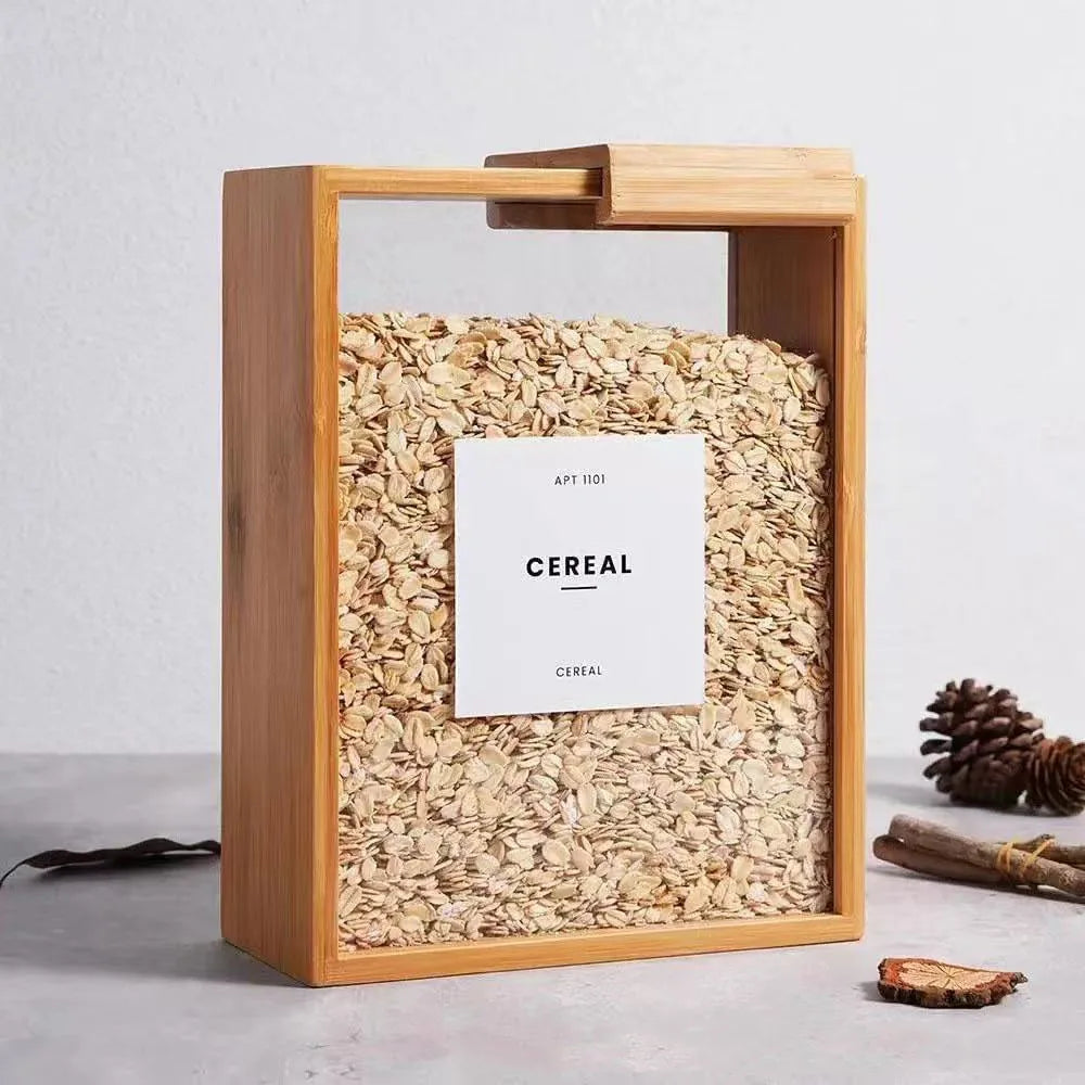 Bamboo Food Dispenser