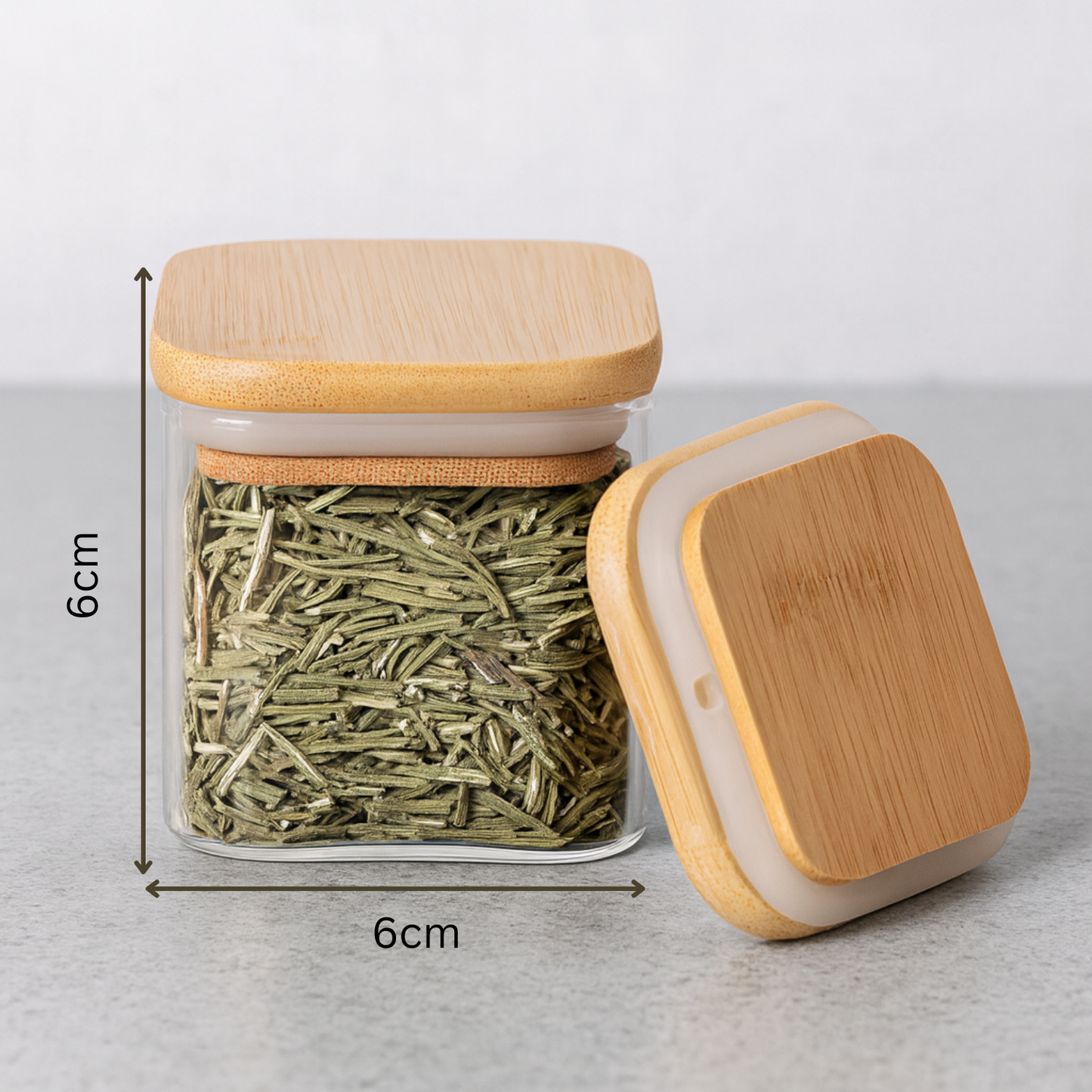 Deluxe Spice Jar Glass Set