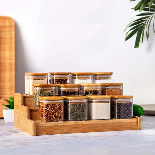 Glass Jars Set With Labels
