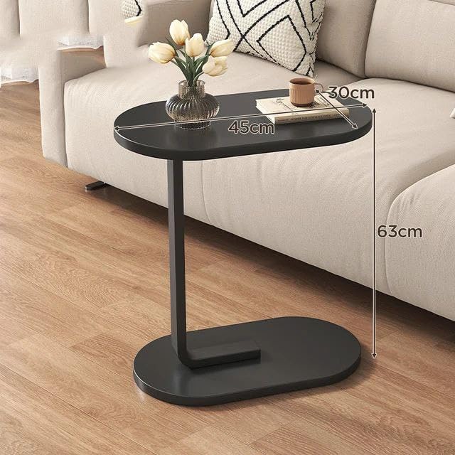 Modern C-Shaped Side Table