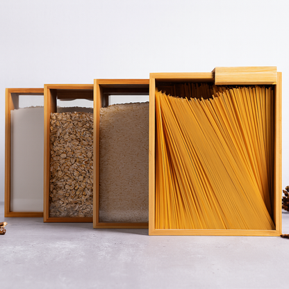 Bamboo Food Dispenser