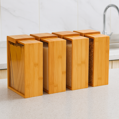 Bamboo Food Dispenser