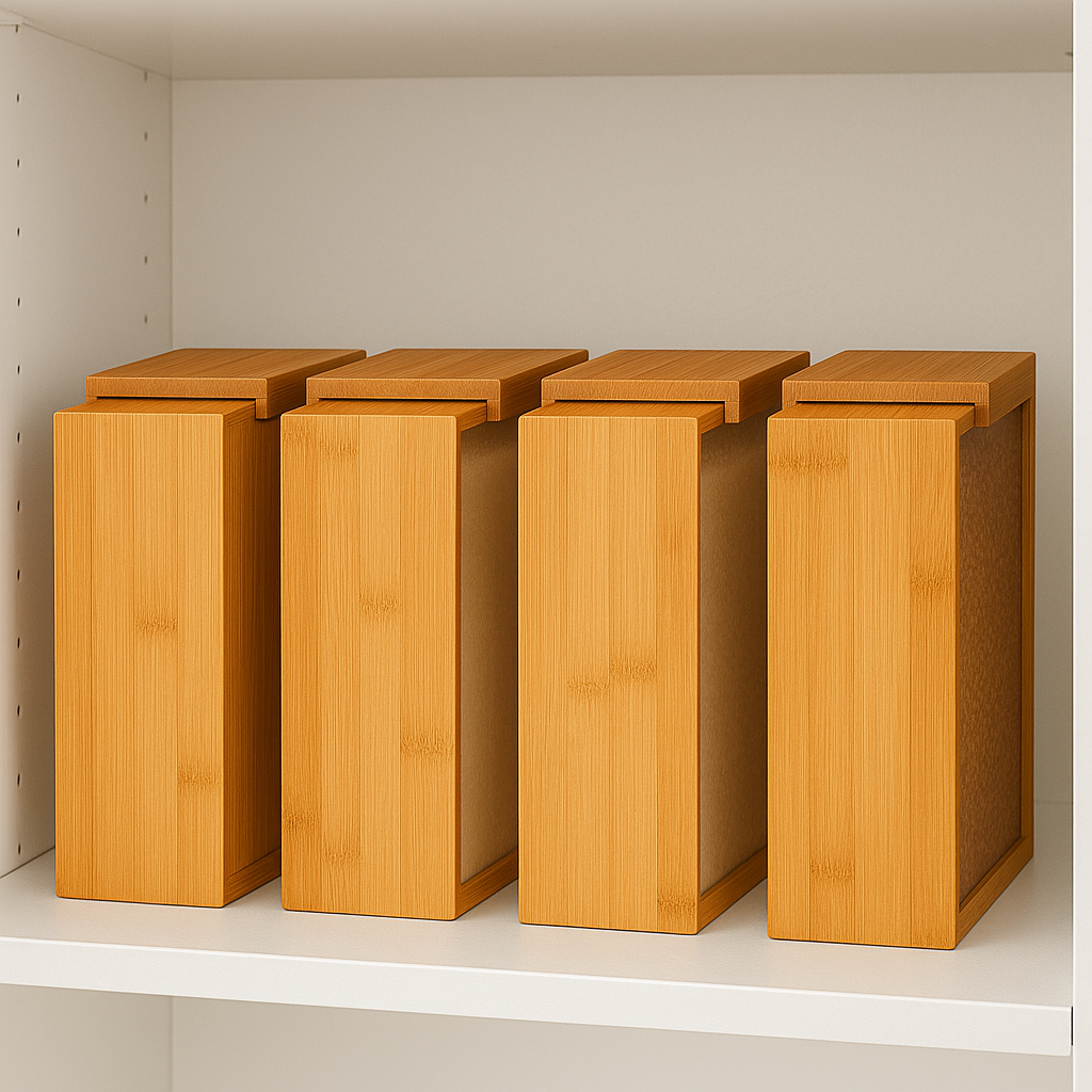 Bamboo Food Dispenser