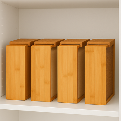 Bamboo Food Dispenser