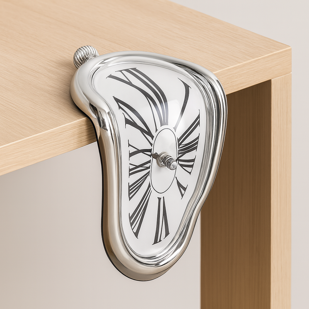 Surreal Melting Clock