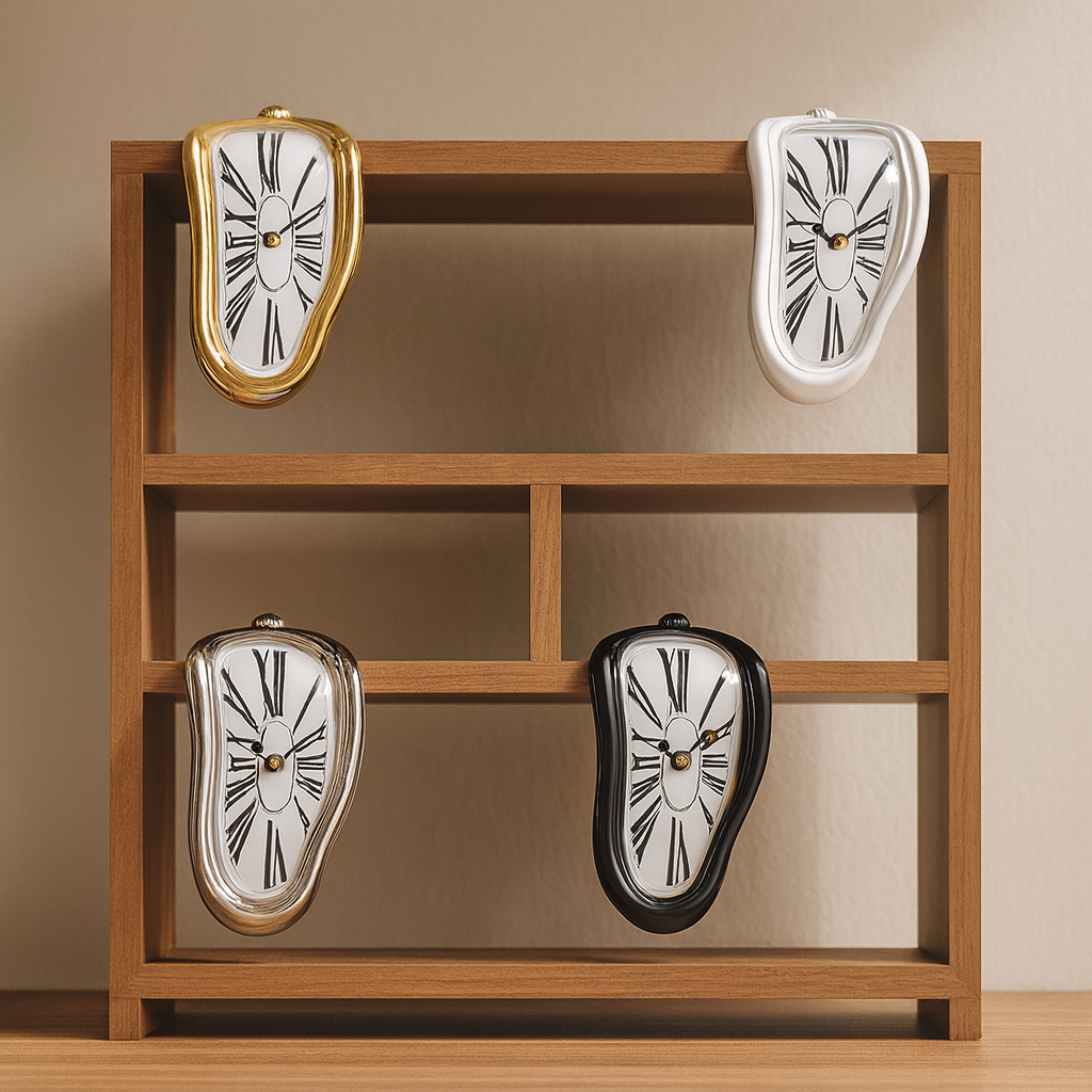 Surreal Melting Clock