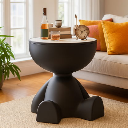 Cartoon Side Table With Storage