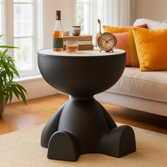 Cartoon Side Table With Storage
