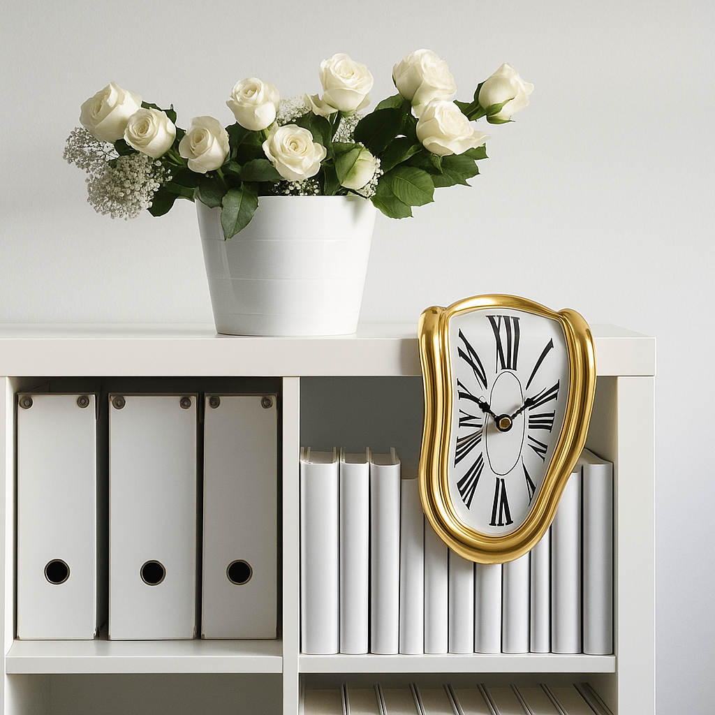 Surreal Melting Clock