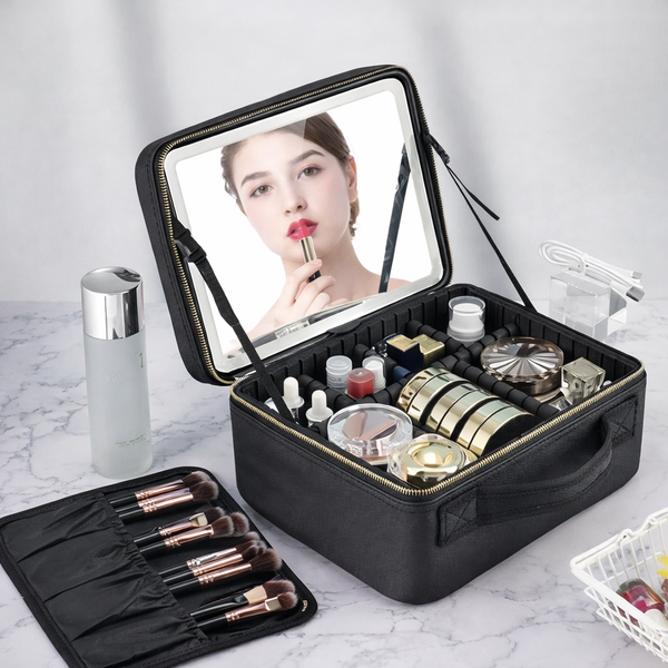 LED Travel Makeup Case
