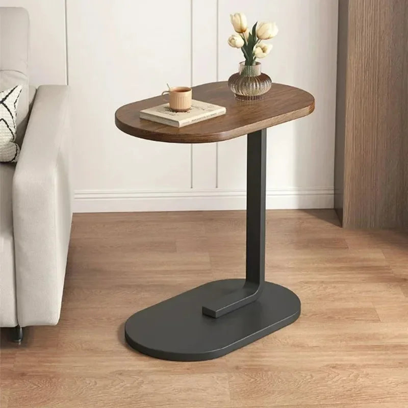 Modern C-Shaped Side Table