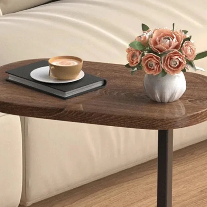 Modern C-Shaped Side Table