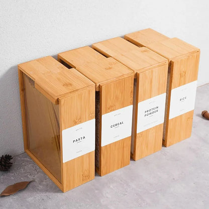 Bamboo Food Dispenser