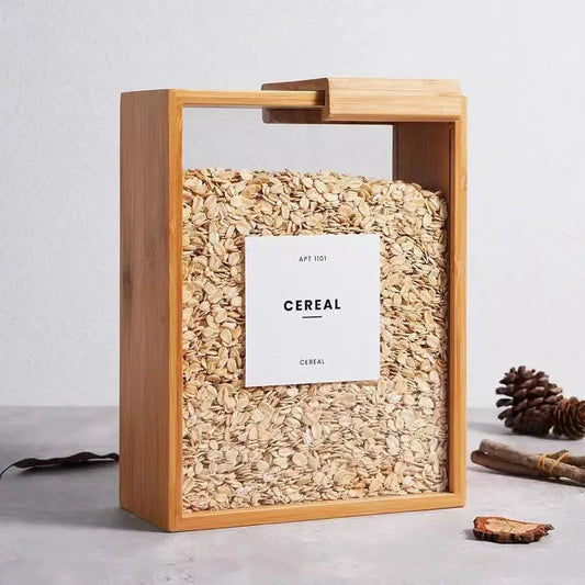 Bamboo Food Dispenser