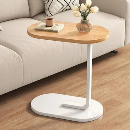 Modern C-Shaped Side Table