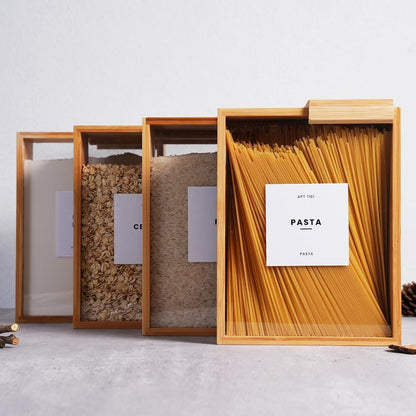 Bamboo Food Dispenser