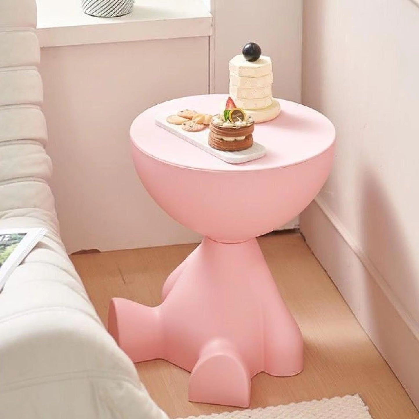 Cartoon Side Table With Storage